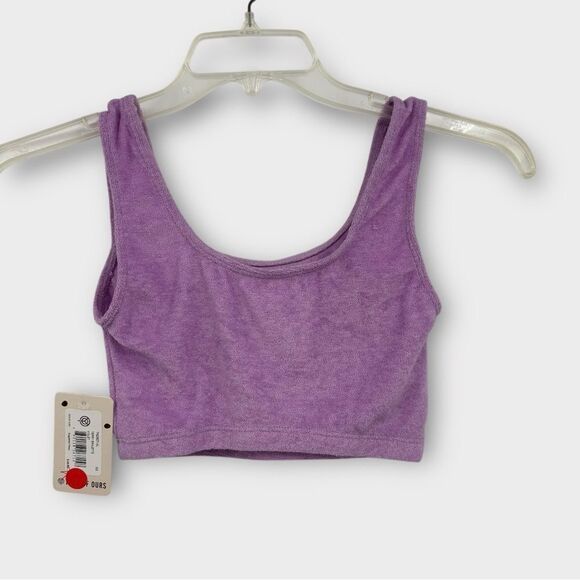 Year of Ours Terry Bralette in Violet Women’s Size XS NWT - Picture 3 of 6